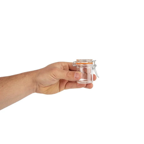 CG398 Vogue Mini Glass Terrine Jar 50ml (Pack of 12) - JD Catering Equipment Solutions Ltd