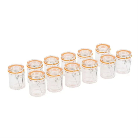 CG398 Vogue Mini Glass Terrine Jar 50ml (Pack of 12) - JD Catering Equipment Solutions Ltd