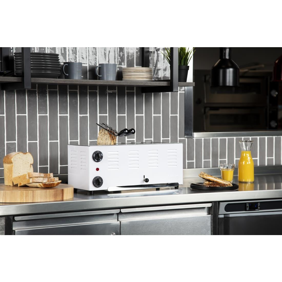 Rowlett Regent 6 Slot Toaster White with Duraheat Elements