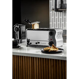 Rowlett Esprit 4 Slot Toaster Chrome with Duraheat Elements & Sandwich Cage