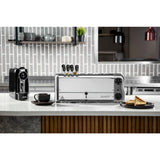 Rowlett Esprit 6 Slot Toaster with Sandwich Cages and Extra Duraheat Elements Chrome