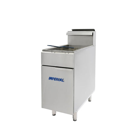 CH864-N Imperial Single Tank Twin Basket Freestanding Natural Gas Fryer IFS-40-OP