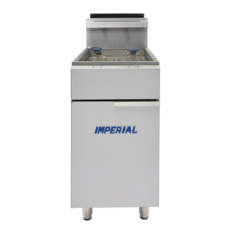 CH865-P Imperial Single Tank Twin Basket Freestanding LPG Fryer IFS-50-OP