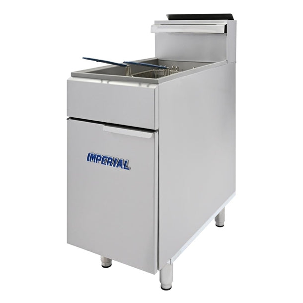 CH865-P Imperial Single Tank Twin Basket Freestanding LPG Fryer IFS-50-OP