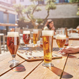 Arcoroc Cervoise Stem Beer Glasses 380ml LUKCA-NI 1/2 Pint (24 Pack)