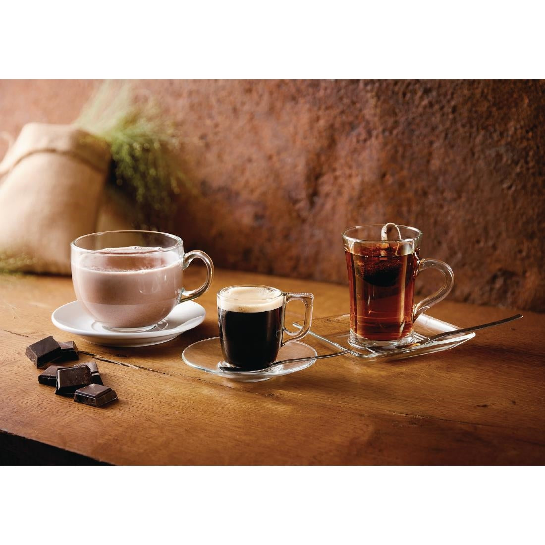 Arcoroc Glasses Tea Mugs 230ml (24 Pack)