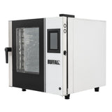 SA771 Buffalo Freestanding Smart Touchscreen Combi Oven 7 x GN 1/1 with Installation Kit and Extraction Hood