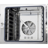 SA771 Buffalo Freestanding Smart Touchscreen Combi Oven 7 x GN 1/1 with Installation Kit and Extraction Hood