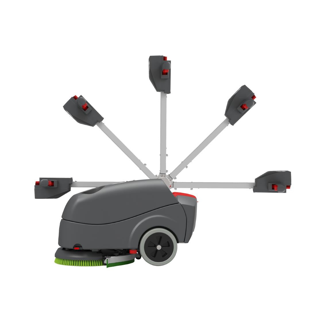 CK263 Numatic TTB1840NX Compact Scrubber Dryer 2x Battery