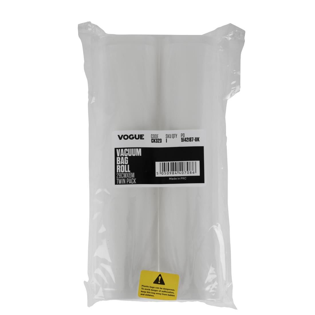 CK323 Vacuum Bag Roll 280mm Twin Pack