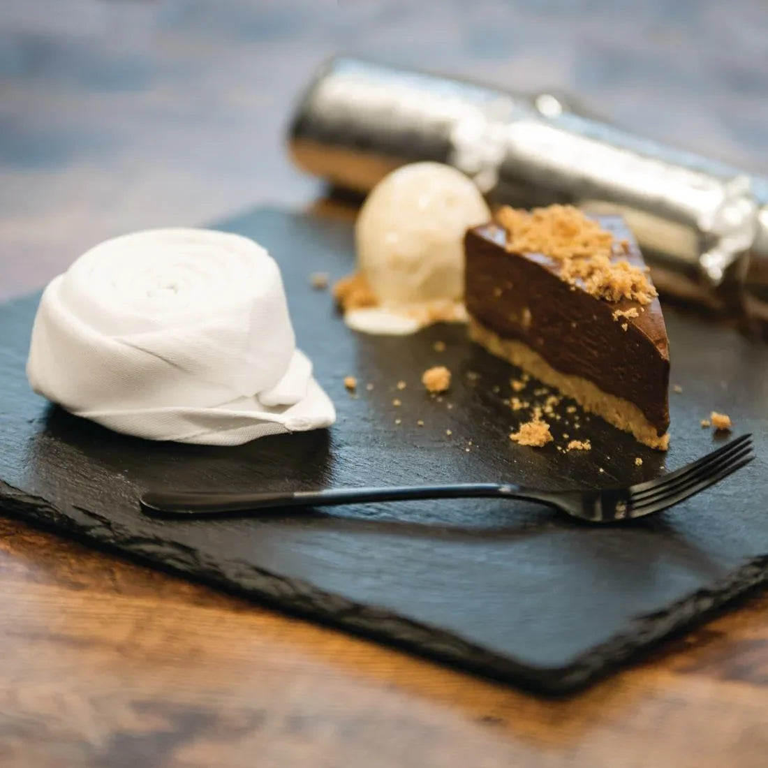 CK407 Olympia Natural Slate Boards GN 1/4 (Pack of 2) - JD Catering Equipment Solutions Ltd