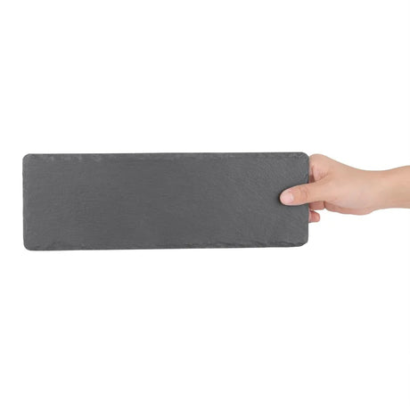 CK408 Olympia Natural Slate Rectangular Display Trays 300mm (Pack of 4) - JD Catering Equipment Solutions Ltd