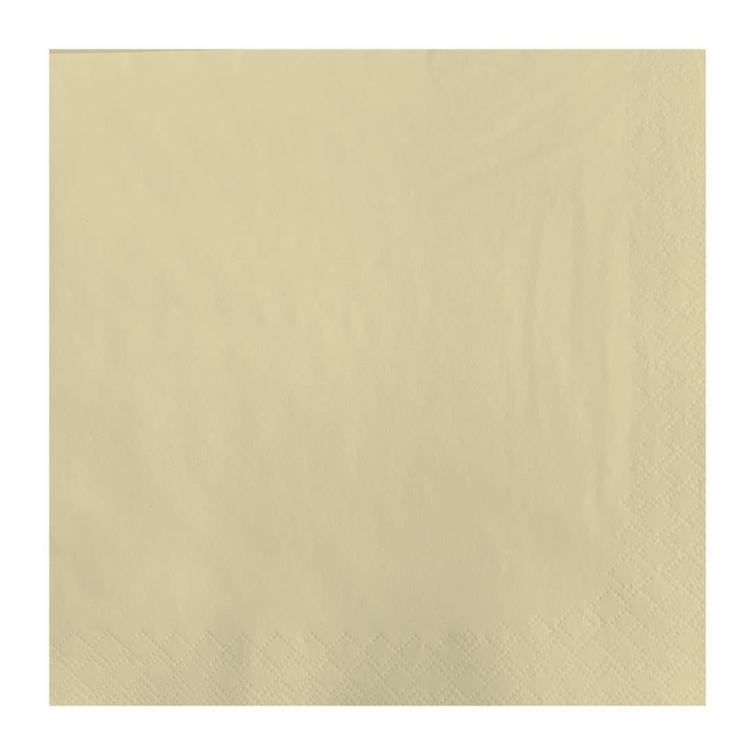 CK878 Fasana Lunch Napkin Crème 33x33cm 2ply 1/4 Fold (Pack of 1500)