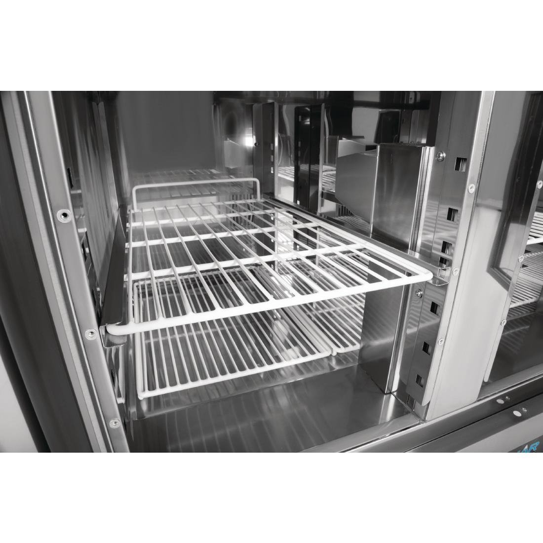 G622 Polar G-Series Triple Door Counter Fridge 368Ltr