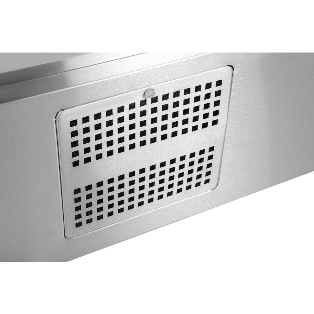 G622 Polar G-Series Triple Door Counter Fridge 368Ltr