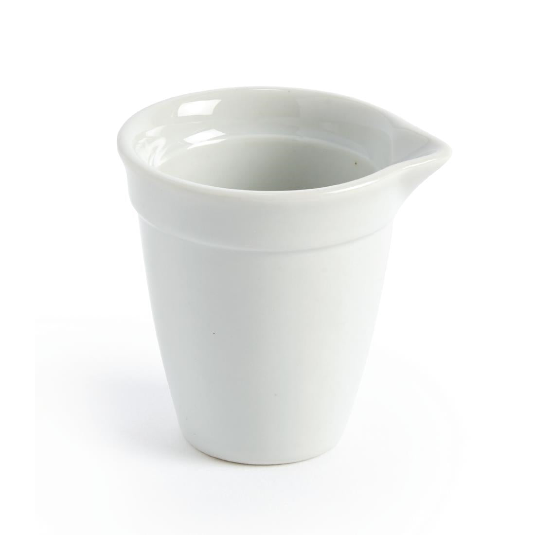 CL114 Olympia Bistro Milk Jug White 42ml (Pack of 12)