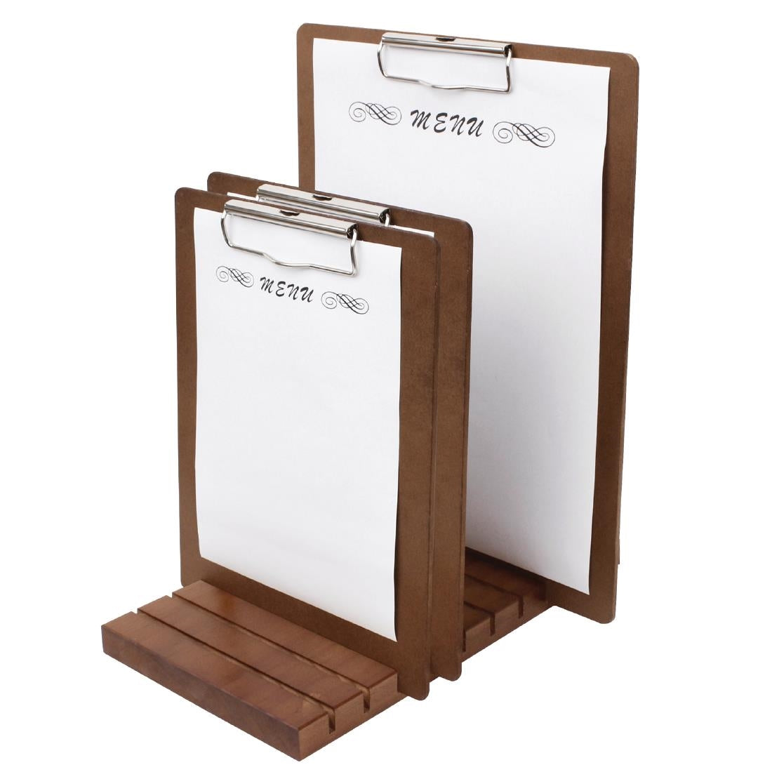 SA371 Special Offer Olympia Wooden Menu Presentation Clipboard A5 (Pack of 10)