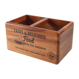 CL179 T&G Food Glorious Food Table Tidy with Chalkboard