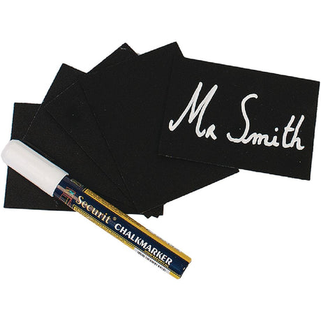 CL310 Securit Mini Chalkboard Tag Making Kit A8 (Pack of 20)