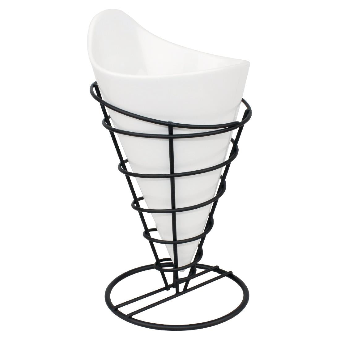 CL319 Olympia Wire Chip Cone Black