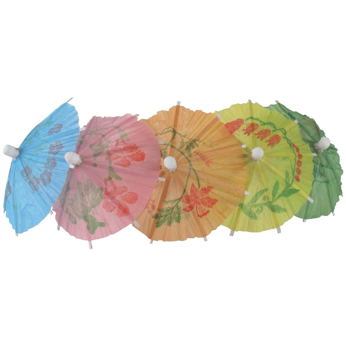 CL443 Paper Parasols Mixed Colours (Pack of 144)