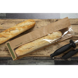 CL693 Vegware Compostable Kraft Baguette Bags With PLA Window (Pack of 1000)