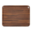 Cambro Capri Melamine Rectangular Trays Walnut 360x460mm (24 Pack)