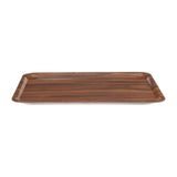 FB841 Cambro Tray Capri Rectangle Walnut - 27x38cm