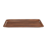Cambro Capri Melamine Rectangular Trays Walnut 360x460mm (24 Pack)