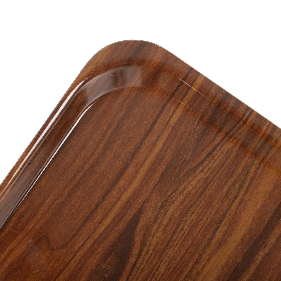 Cambro Capri Melamine Rectangular Trays Walnut 360x460mm (24 Pack)