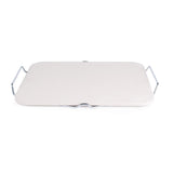 CL713 Rectangular Pizza Stone with Metal Serving Rack