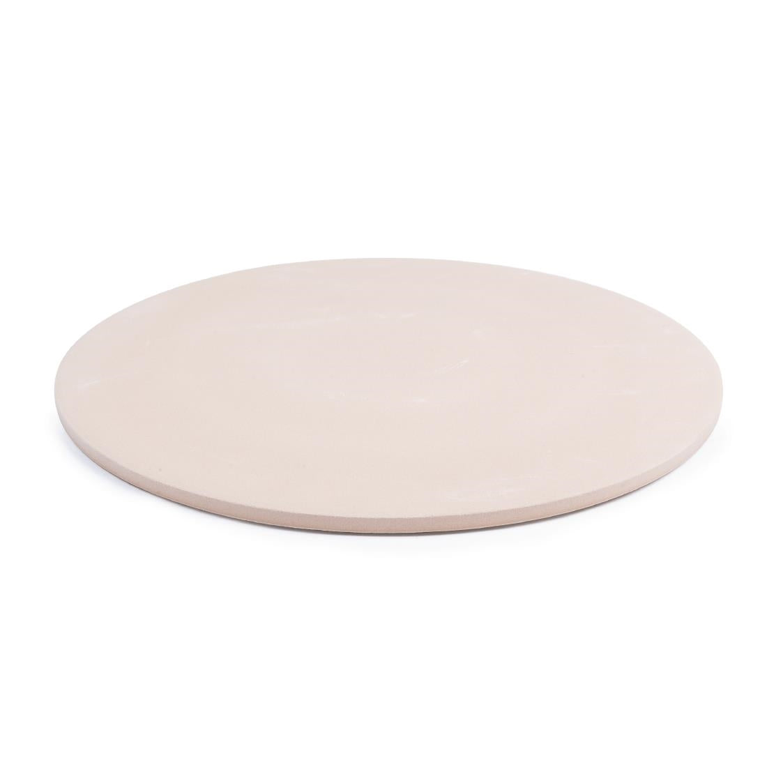 CL714 Round Pizza Stone with Metal Serving Rack