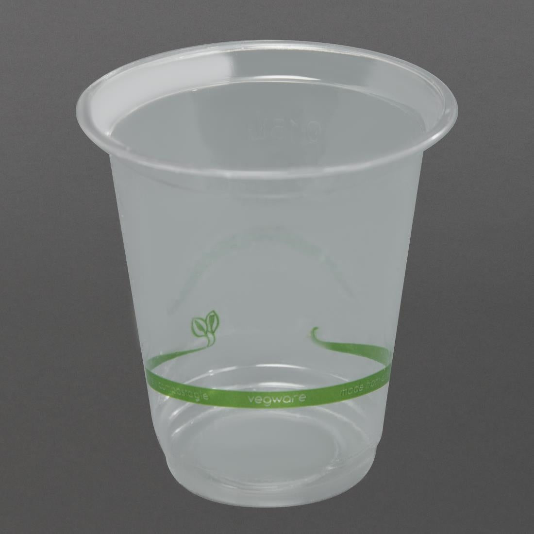 CL738 Vegware Compostable PLA Slim Cold Cups 200ml / 7oz (Pack of 1000)