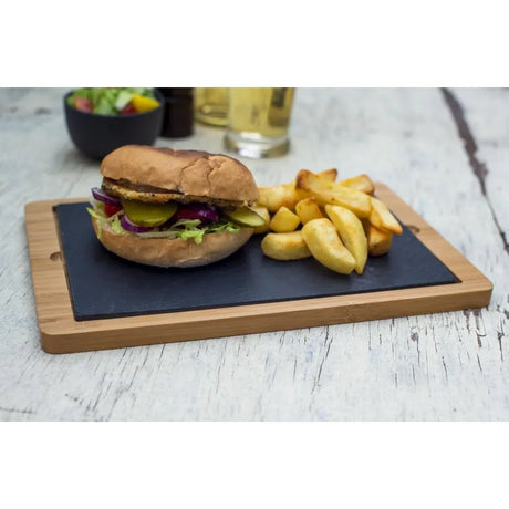 CM061 Olympia Wooden Base for Slate Platter 330 x 210mm - JD Catering Equipment Solutions Ltd