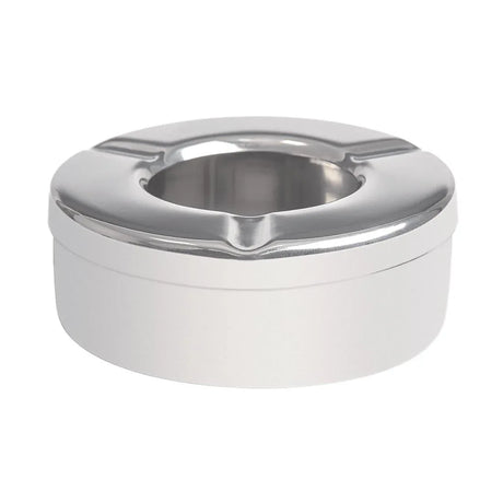CM368 Olympia Stainless Steel Windproof Ashtray 90mm (Pack of 6) - JD Catering Equipment Solutions Ltd