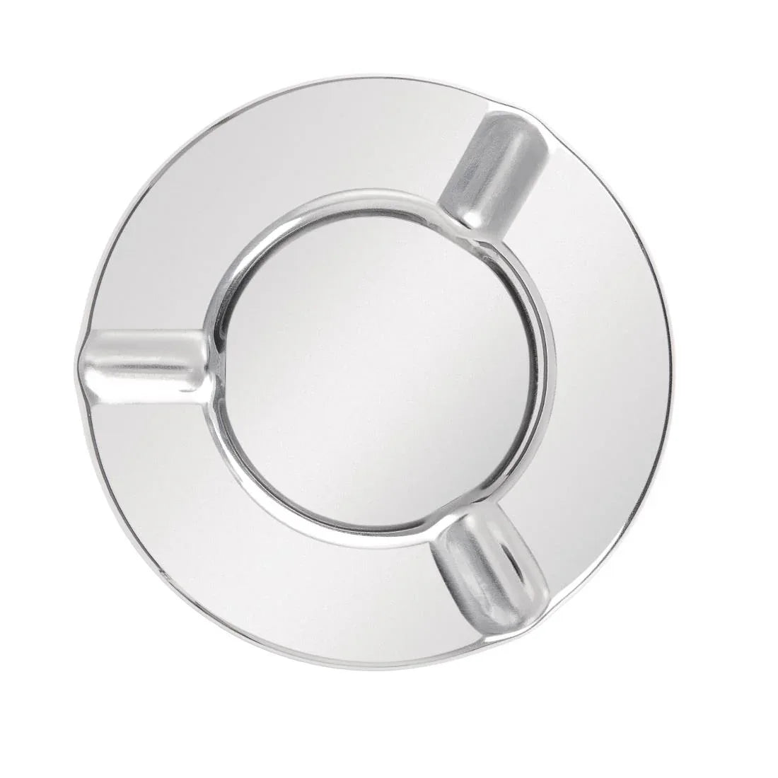 CM368 Olympia Stainless Steel Windproof Ashtray 90mm (Pack of 6) - JD Catering Equipment Solutions Ltd