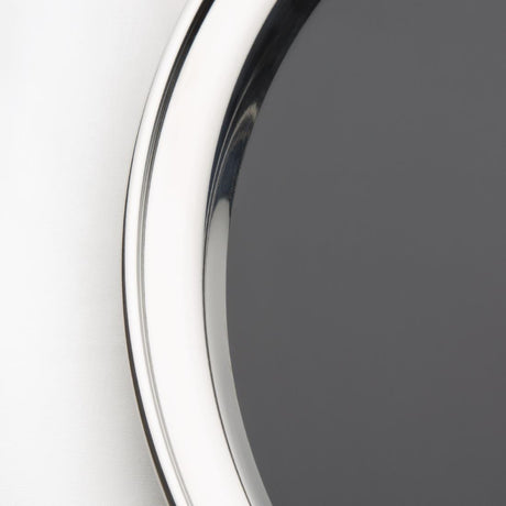 CM438 Olympia Stainless Steel Round Non-Slip Bar Tray 355mm