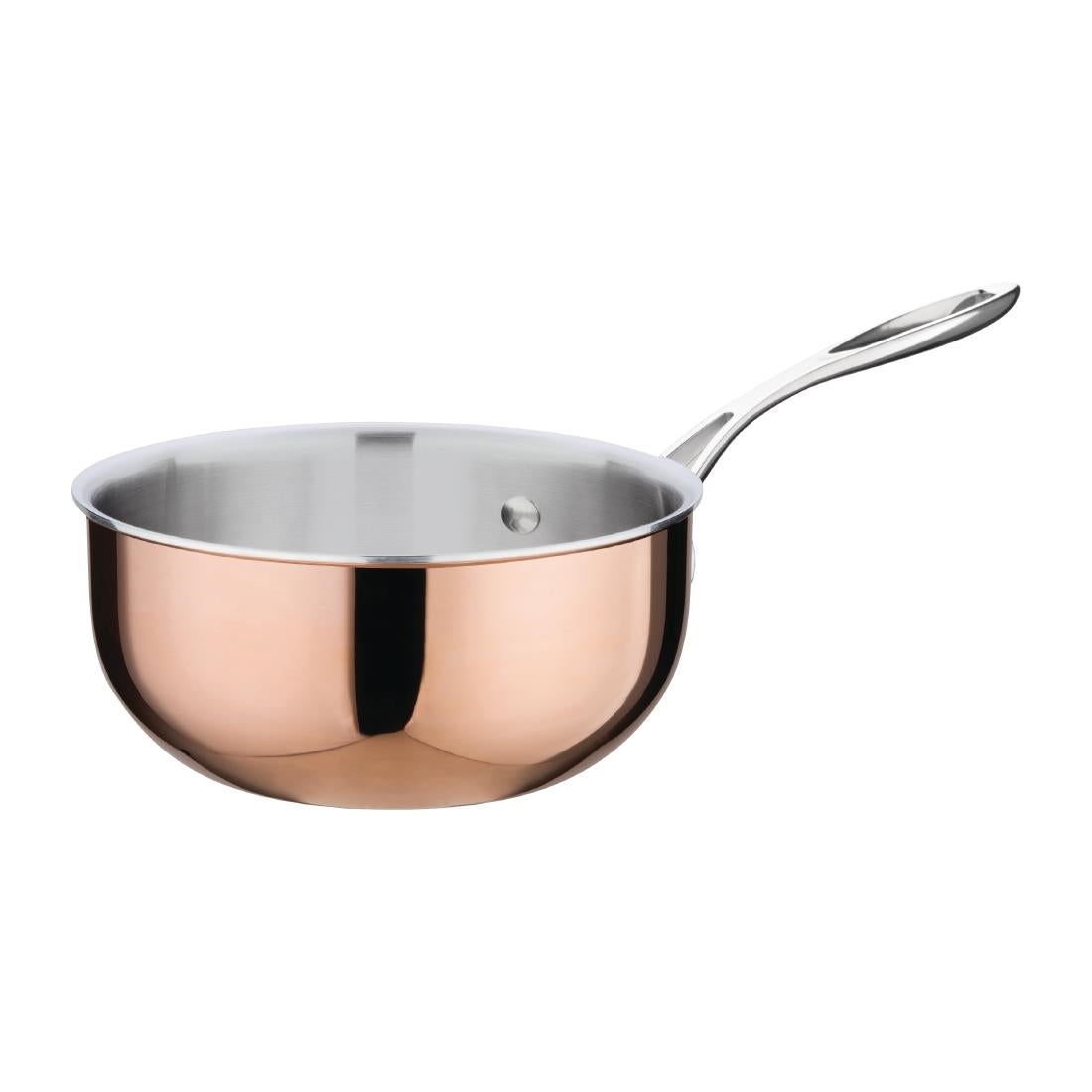 CM677 Vogue Tri Wall Copper Flared Saute Pan 200mm