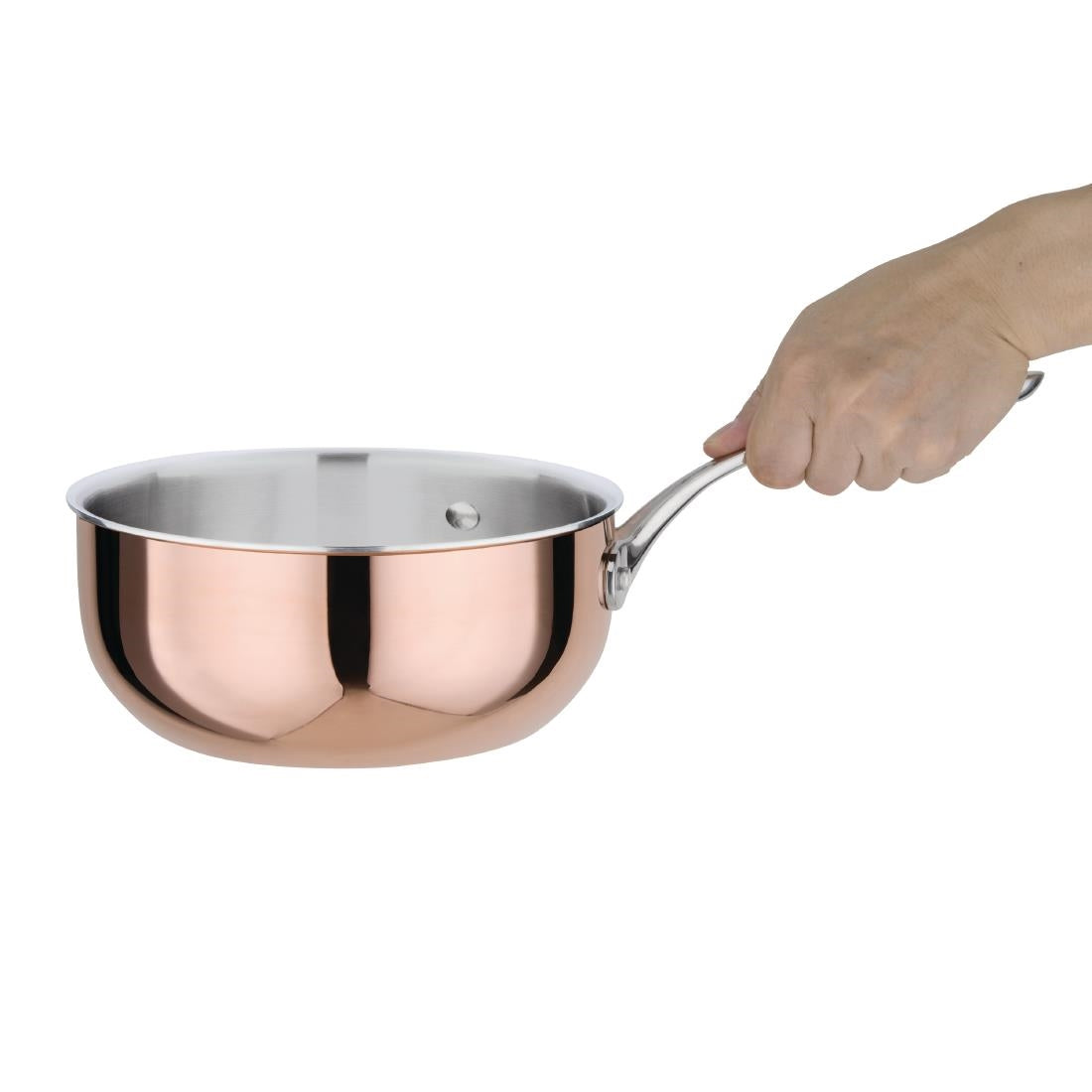 CM677 Vogue Tri Wall Copper Flared Saute Pan 200mm