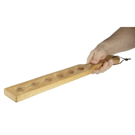 CN508 Olympia Oak Wood 6 Shot Wooden Paddle Board 500mm