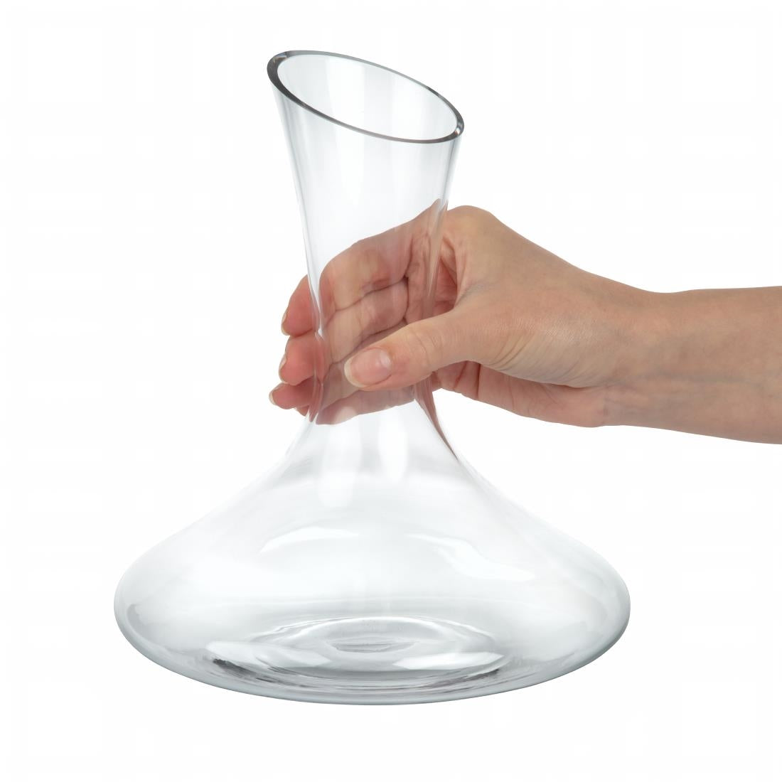 CN609 Olympia Curved Glass Decanter 750ml