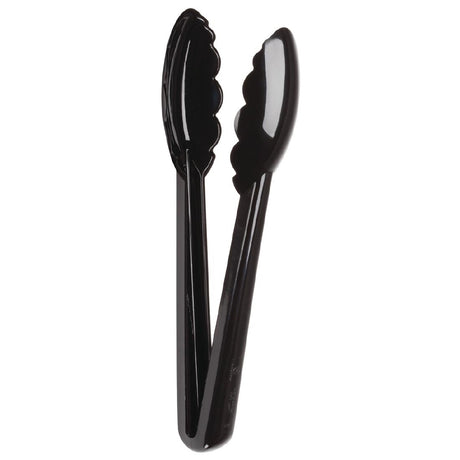 CN634 Mercer Culinary Hells Tools Tongs Black 9.5"