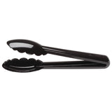 CN634 Mercer Culinary Hells Tools Tongs Black 9.5"