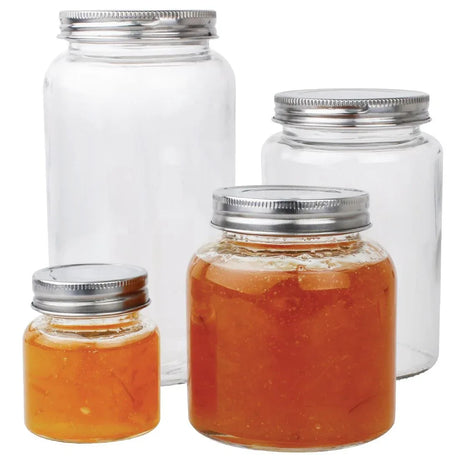 CP084 Vogue Glass Screw Top Preserving Jar 800ml (Pack of 6) - JD Catering Equipment Solutions Ltd