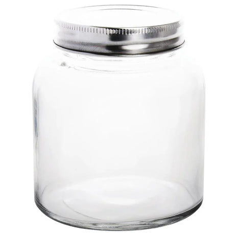 CP082 Vogue Glass Screw Top Preserving Jar 330ml (Pack of 6) - JD Catering Equipment Solutions Ltd