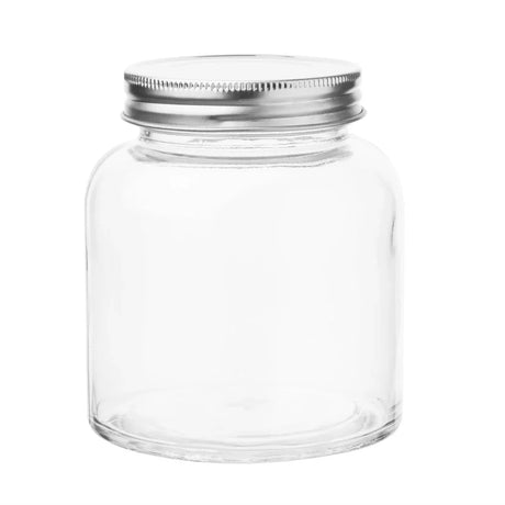 CP082 Vogue Glass Screw Top Preserving Jar 330ml (Pack of 6) - JD Catering Equipment Solutions Ltd