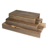 CP697 Olympia FSC Acacia Wood Riser Set (Pack of 3) - JD Catering Equipment Solutions Ltd