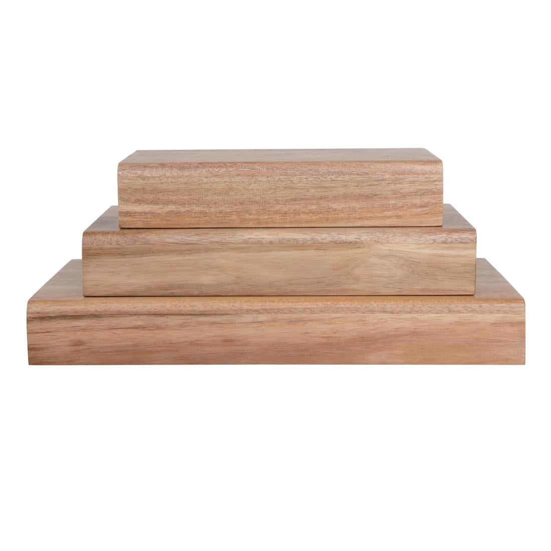 Olympia FSC Acacia Wood Riser Set (Pack of 3)