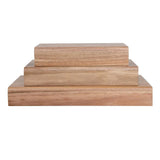 CP697 Olympia FSC Acacia Wood Riser Set (Pack of 3) - JD Catering Equipment Solutions Ltd