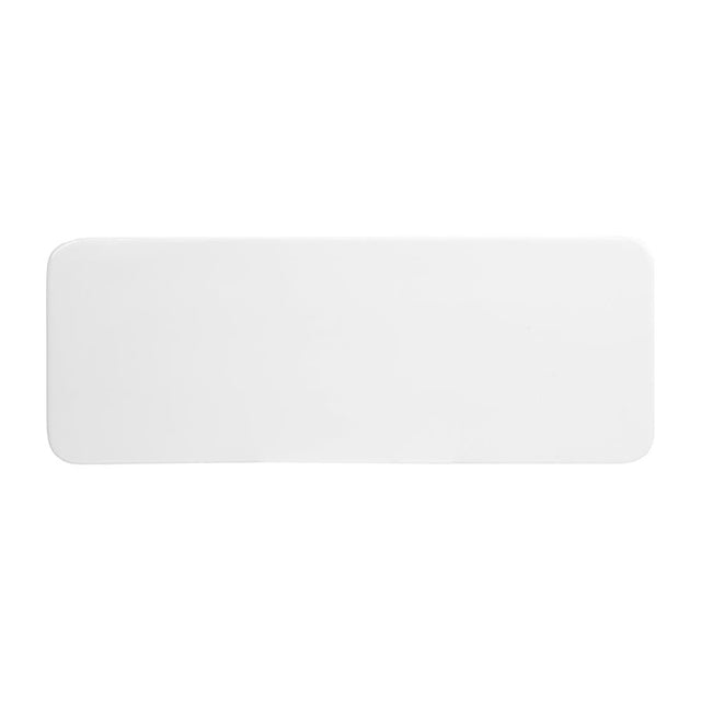 Churchill Alchemy White Rectangular Platters 376x140mm (4 Pack)